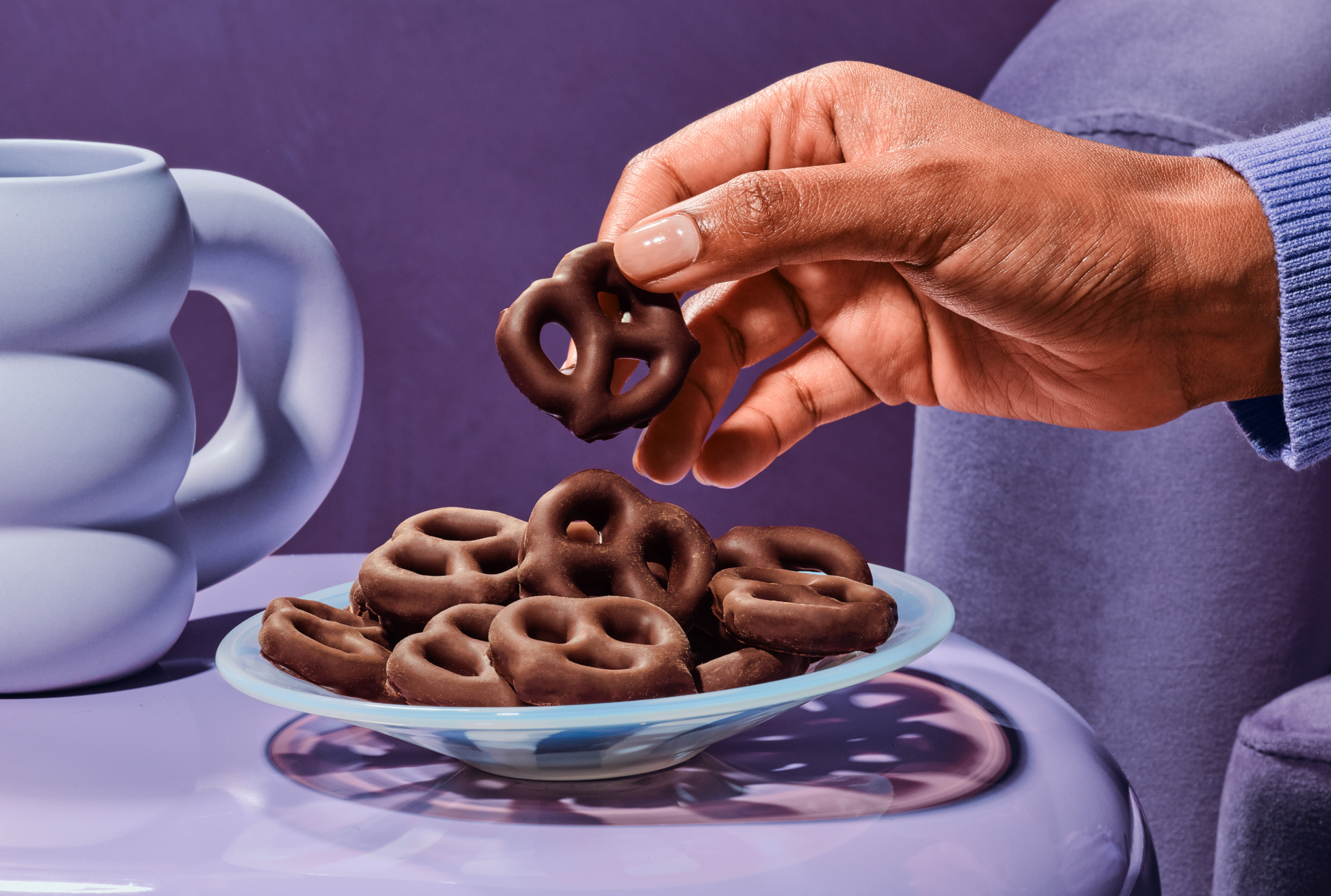 Dark Chocolate Covered Pretzels W2