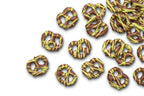 Milk Chocolatey Mini Pretzels with Pistachio Flavored Drizzle W1
