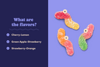 Naturally Colored Sour Tiny Gummy Worms B8