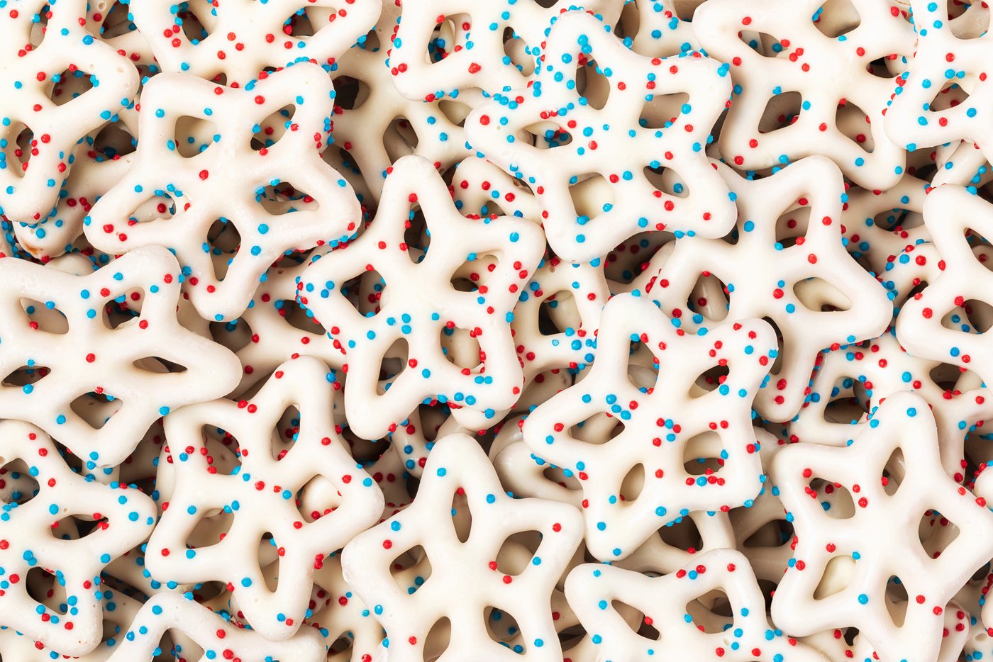 Red, White, & Blue Yogurt Star Pretzels R8