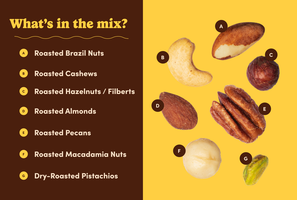 Supreme Roasted Mixed Nuts (50% Less Salt) U5