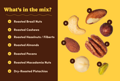 Supreme Roasted Mixed Nuts (50% Less Salt) U5